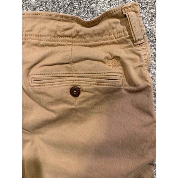 American Eagle Extreme Flex Men's Khaki Shorts Casual Classic Size 30 - Picture 10 of 11